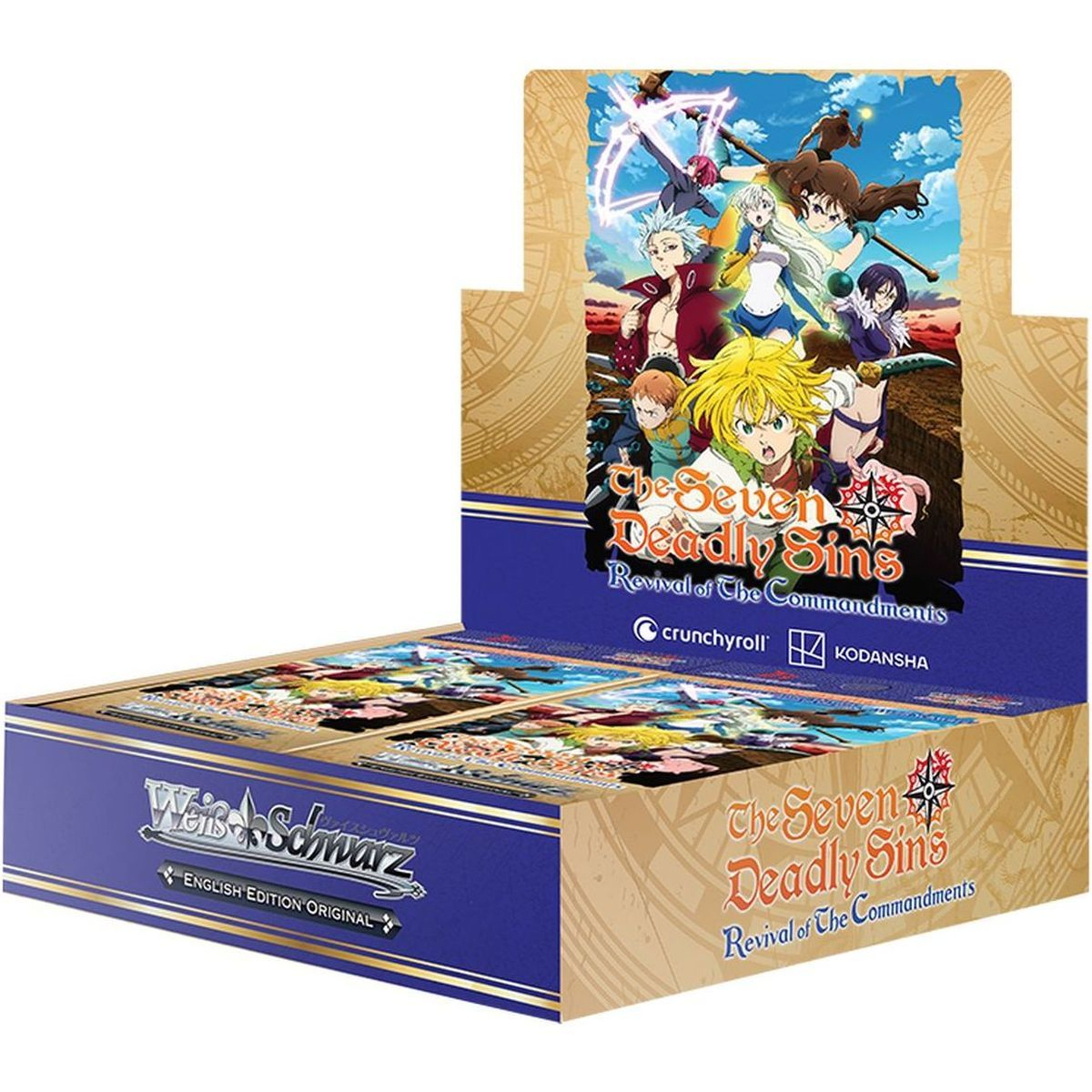 Weiss Schwarz: The Seven Deadly Sins Revival of The Commandments Boosters Display1