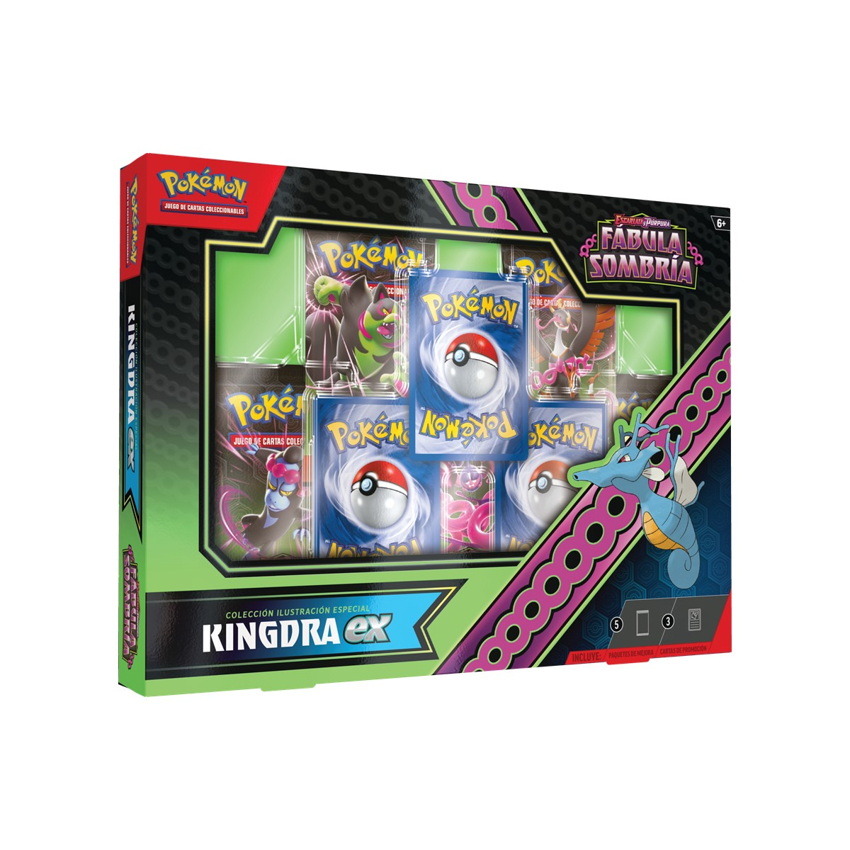 Scarlet & Violet — Kingdra Illustration Collection — ESP