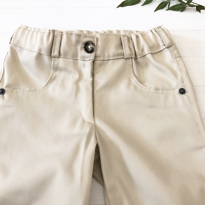 PANTALON TELA BEIGE | Milou
