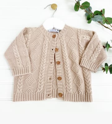 Chaleco Trenzas Rosa