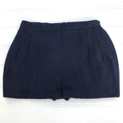 SHORT BEBE NIÑO LINO AZUL