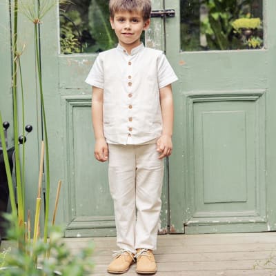 Pantalon niño Lino Arena1