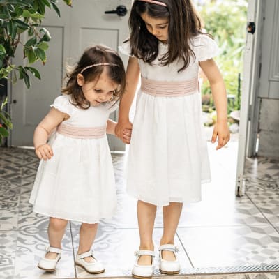 Vestido Jesu Plumeti cinto rosa1