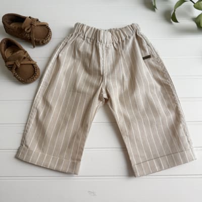 Pantalon niño Rallas beige1
