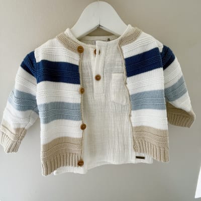 Chaleco niño Marino3