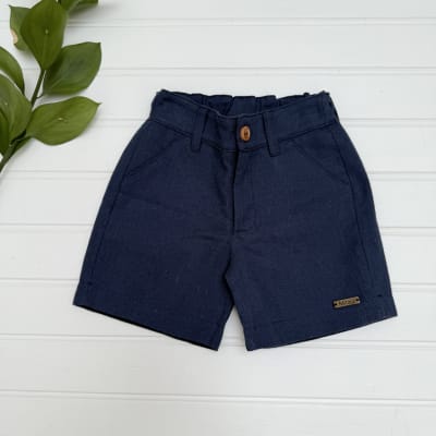 Bermuda niño Lino Azul