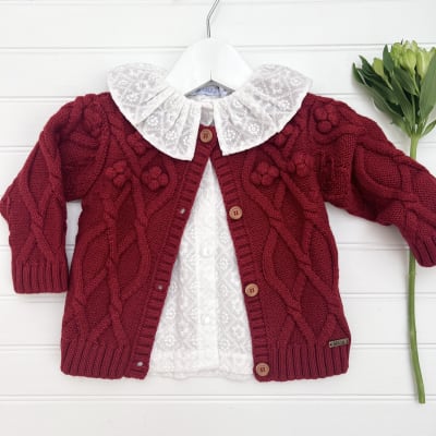 Chaleco Pelotitas Rojo