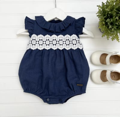 Ranita Pepa Lino azul