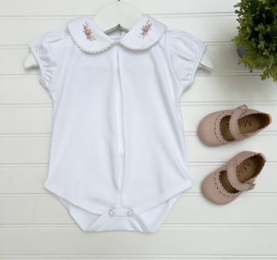Body pima cuello Bebe bordado