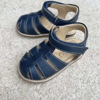 CHALITA NIÑO AZUL VELCRO