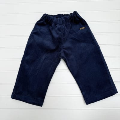 Pantalon Baby cotele azul1