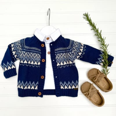 Chaleco Mati azul niño