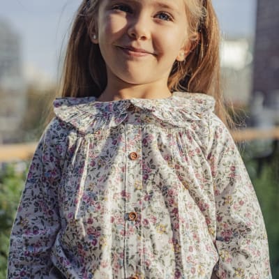 Blusa Manuela flores ml