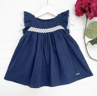 Vestido Isa Lino Azul1