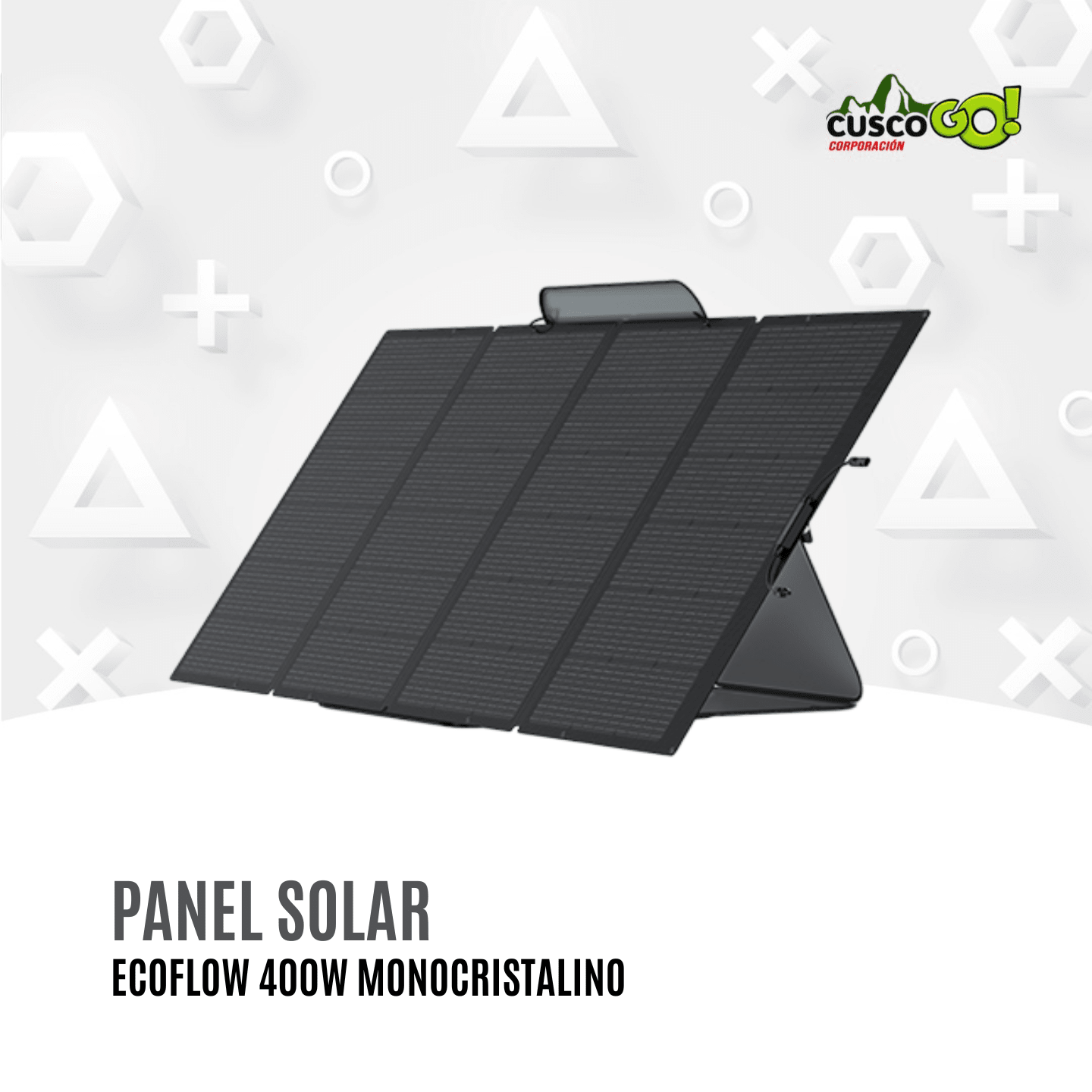Panel Solar Portatil EcoFlow 160W Bifacial | CUSCOGO