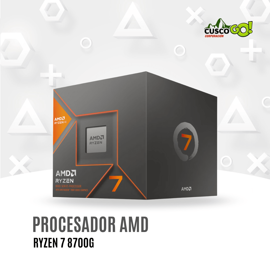 PROCESADOR AMD RYZEN 7 8700F 4.10 / 5.00 GHZ, 16MB L3 CACHE, 8