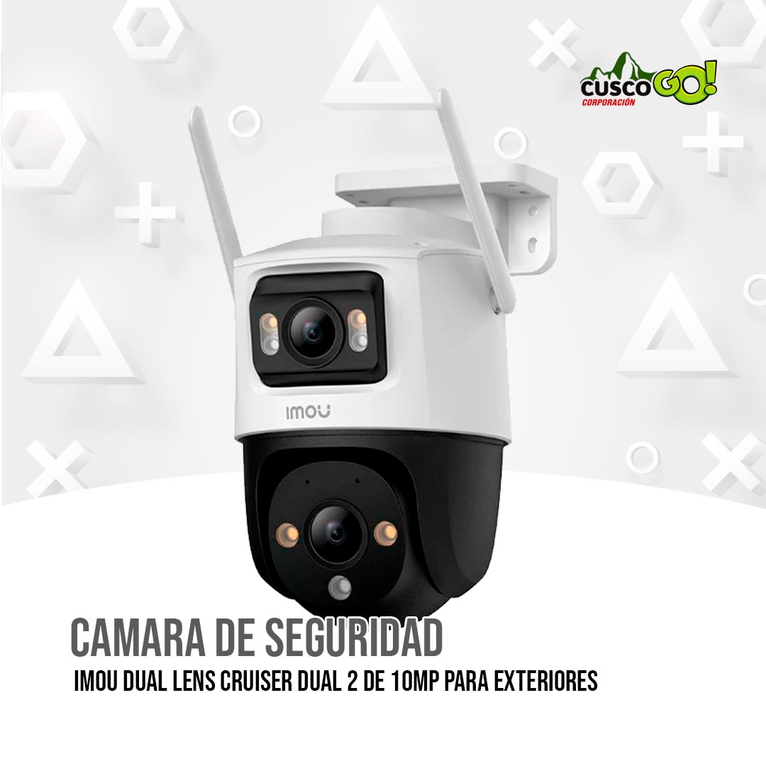 CAMARA DE SEGURIDAD IMOU DUAL LENS CRUISER DUAL 2 DE 10MP PARA ...