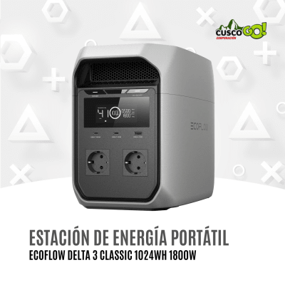 Estación de Energía Portátil EcoFlow DELTA 3 Classic 1024Wh 1800W1