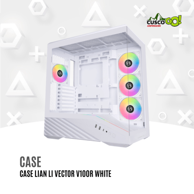 Case Lian Li Vector V100R Blanco 4 Ventiladores ARGB1
