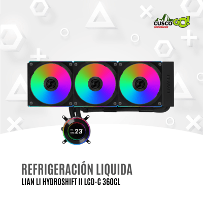 Refrigeración Líquida Lian Li HydroShift II LCD 360CL Black1