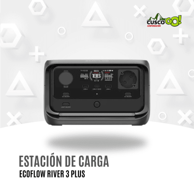 Estacion de Energia Portatil Ecoflow River 3 Plus 600W1