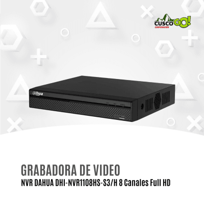 NVR Dahua DHI-NVR1108HS-S3/H Lite 8 Canales Full HD1