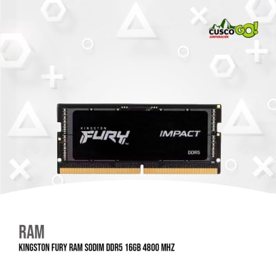 MEMORIA RAM KINGSTON FURY RAM SODIM DDR5 16GB 4800 MHz1