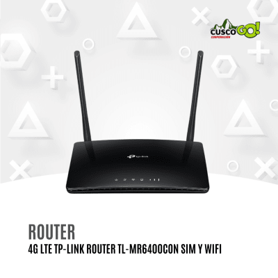 Router 4G LTE TP-Link TL-MR6400 con Ranura SIM y Wi-Fi N3001