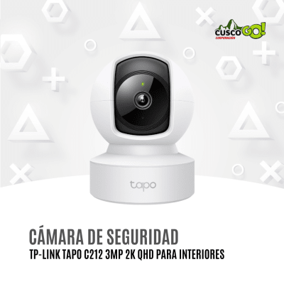 Cámara de Seguridad TP-Link Tapo C212 3MP 2K QHD Interiores1