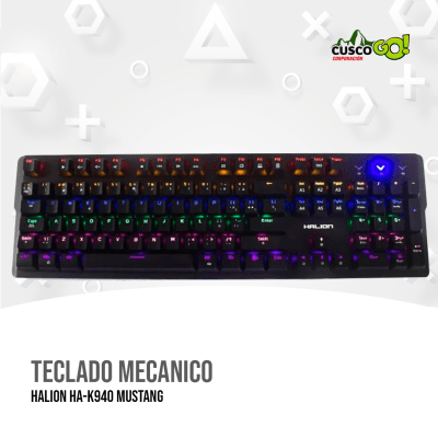 TECLADO MECANICO HALION HA-K940 MUSTANG1