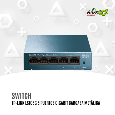 Switch TP-Link LS105G 5 Puertos Gigabit Carcasa Metálica1