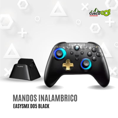 Mando Inalámbrico EasySMX D05 – Wi-Fi y Bluetooth, Dock de Carga y Luces RGB1