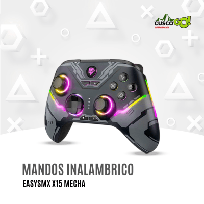 Mando Inalámbrico EasySMX X15 Mecha – Wi-Fi y Bluetooth, Vibración y Luces RGB1