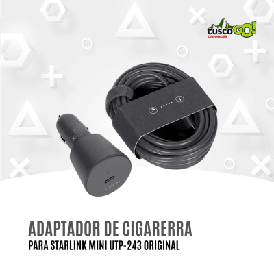Adaptador Original Starlink Mini para Cigarrera de Auto1