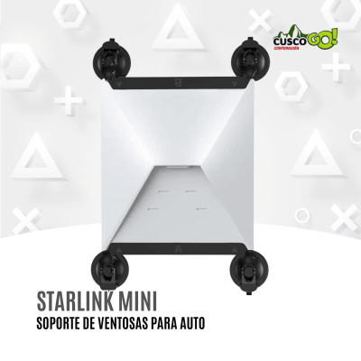 Kit de Montaje para Auto con Ventosas para Starlink Mini1
