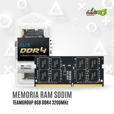 Memoria RAM SODIMM TeamGroup Elite 8GB DDR4 3200MHz para laptops1