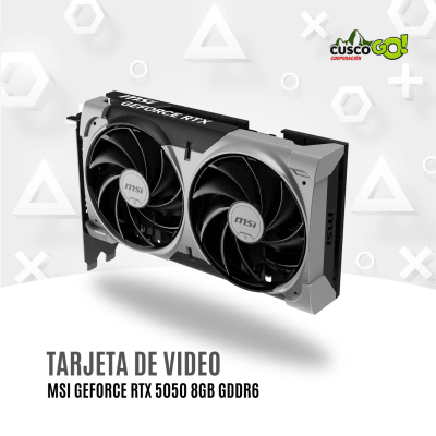 Tarjeta de Video MSI GeForce RTX 5050 Ventus 2X OC 8GB GDDR61