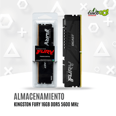 Memoria RAM Kingston FURY Beast 16GB DDR5 5600MHz DIMM CL401