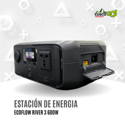 Estación de energía portátil EcoFlow River 3 600W 245Wh1
