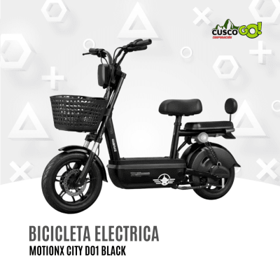 Bicicleta Eléctrica MotionX City D01 Negro1