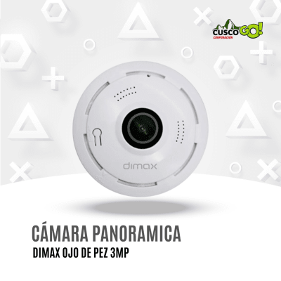 Cámara panorámica ojo de pez Dimax G106 3MP1
