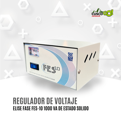 Estabilizador de voltaje Elise Fase FES10 1000VA de estado solido1