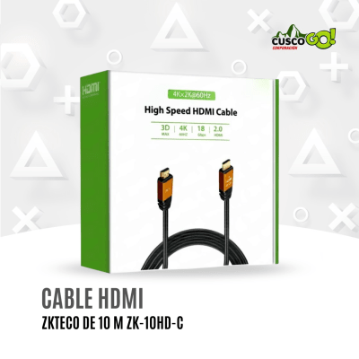 Cable HDMI ZKTeco ZK-10HD 10m alta velocidad1