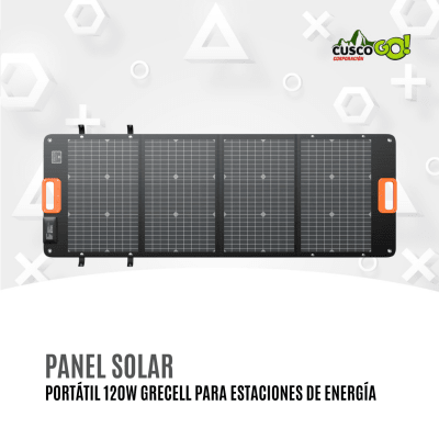 Panel Solar Portátil 120W Grecell para Estaciones de Energía1