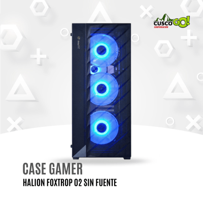 Case Gamer Halion Foxtrot 02 Metal 4X ARGB sin fuente1
