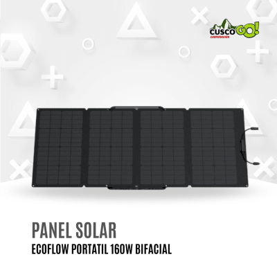 Panel Solar Portatil EcoFlow 160W Bifacial1