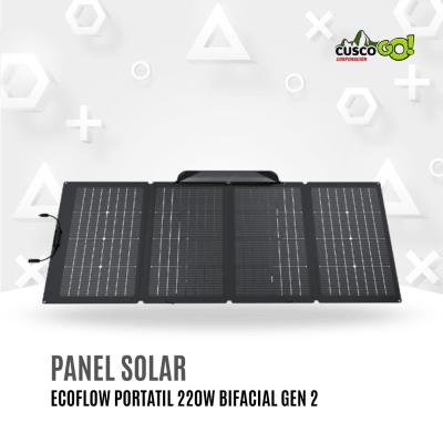 Panel Solar Portatil EcoFlow 220W Bifacial Gen21