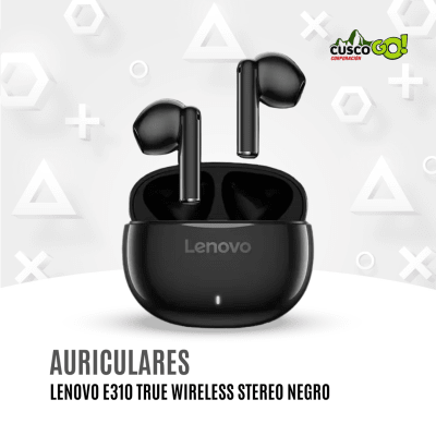 Auriculares Lenovo E310 True Wireless Stereo Negros1