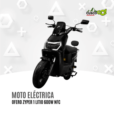 Moto Eléctrica Ofero Zyper 1 Litio 600W1