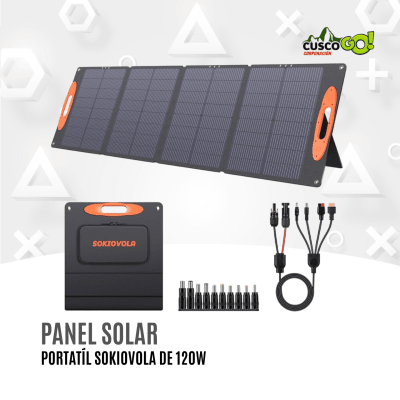 Panel Solar Portátil Sokiovola 120W1
